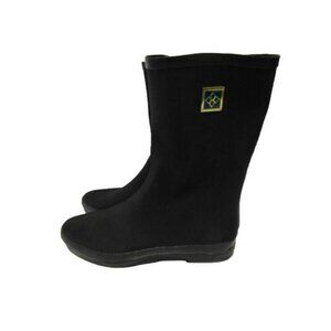 Dav Mid-Calf Black Waterproof Rain Boots Women’s Size US 9 EUR 39